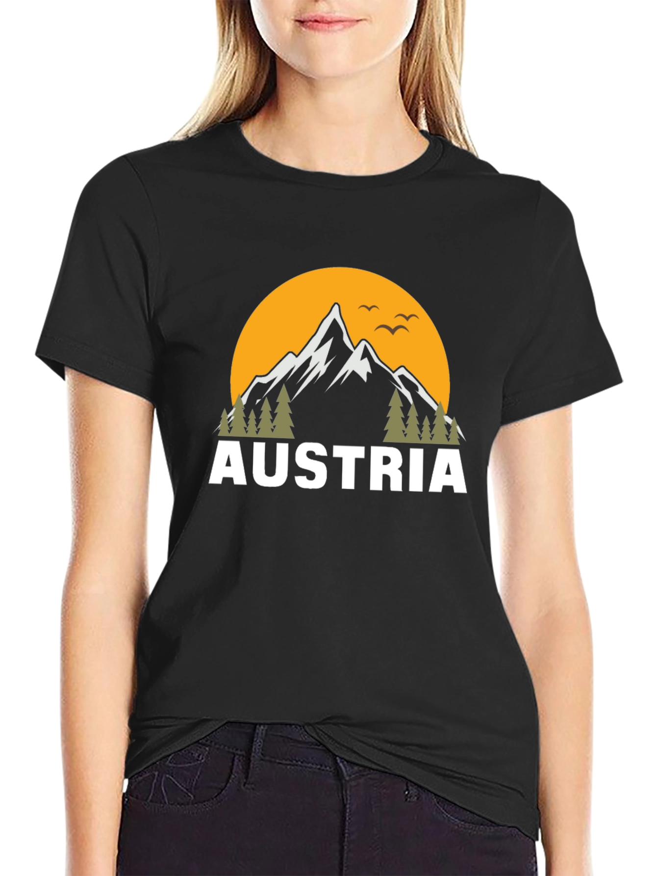 Austria Mountain Graphic T-Shirt