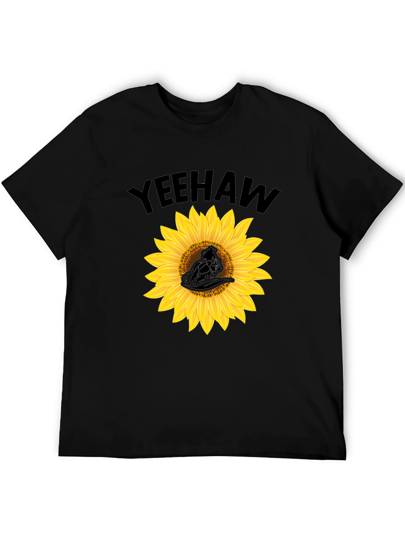 Yeehaw Sunflower Graphic Tee - Western Style Comfort