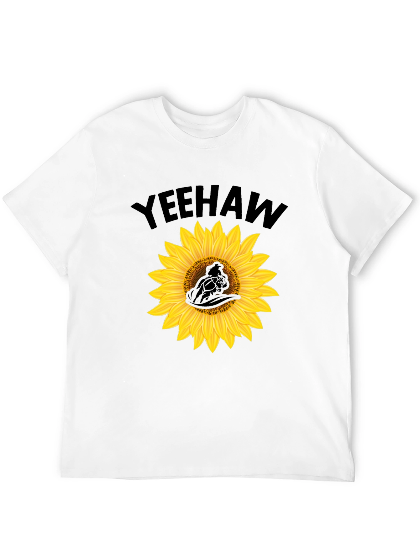 Yeehaw Sunflower Graphic Tee - Western Style Comfort