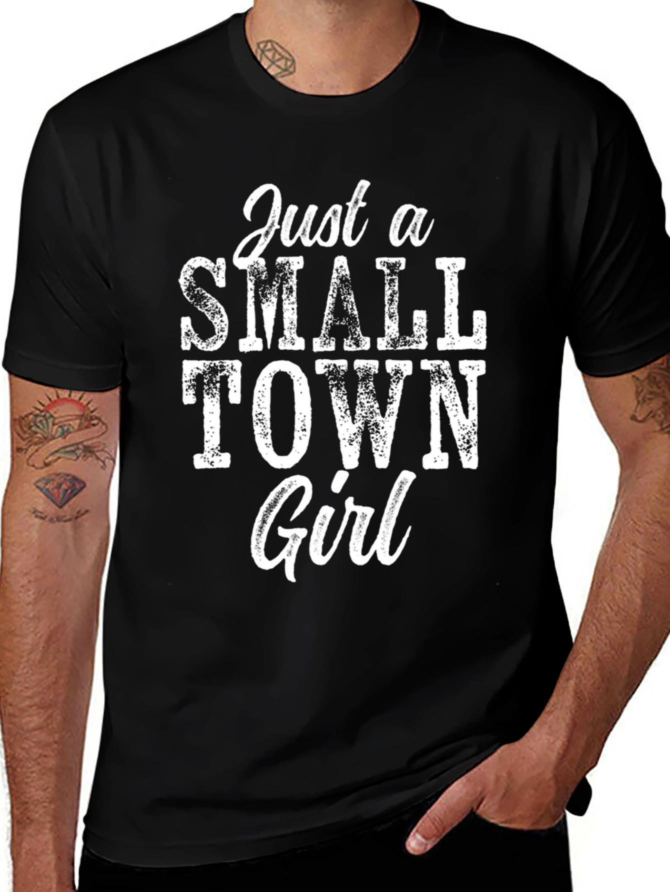 Just A Small Town Girl - Graphic T-Shirt