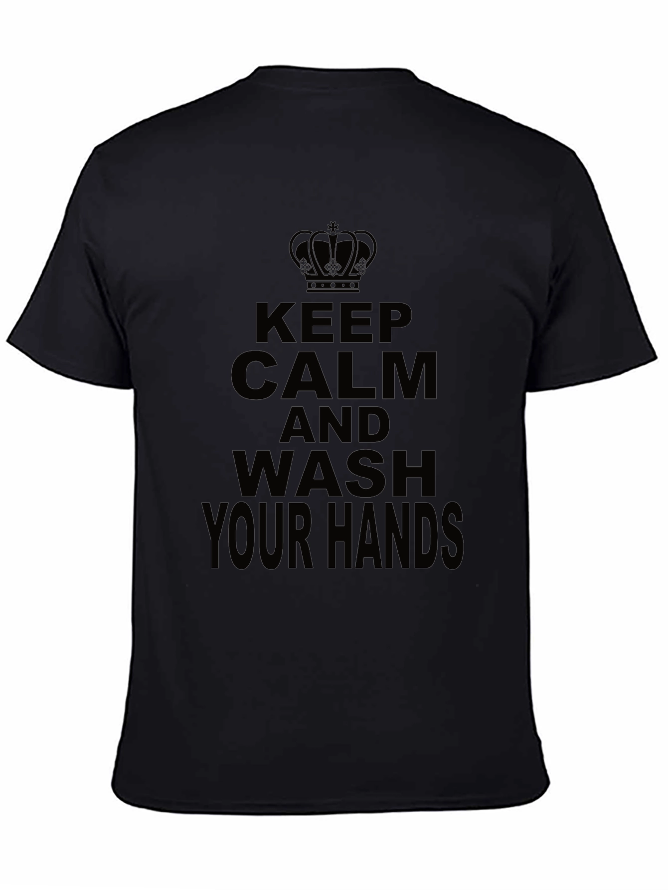 Keep Calm Wash Hands Novelty T-Shirt