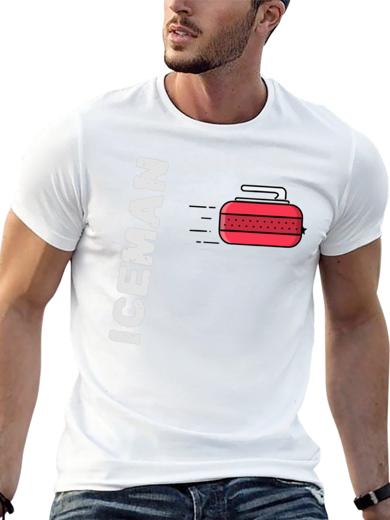 Iceman Curling T-Shirt - Sports Tee