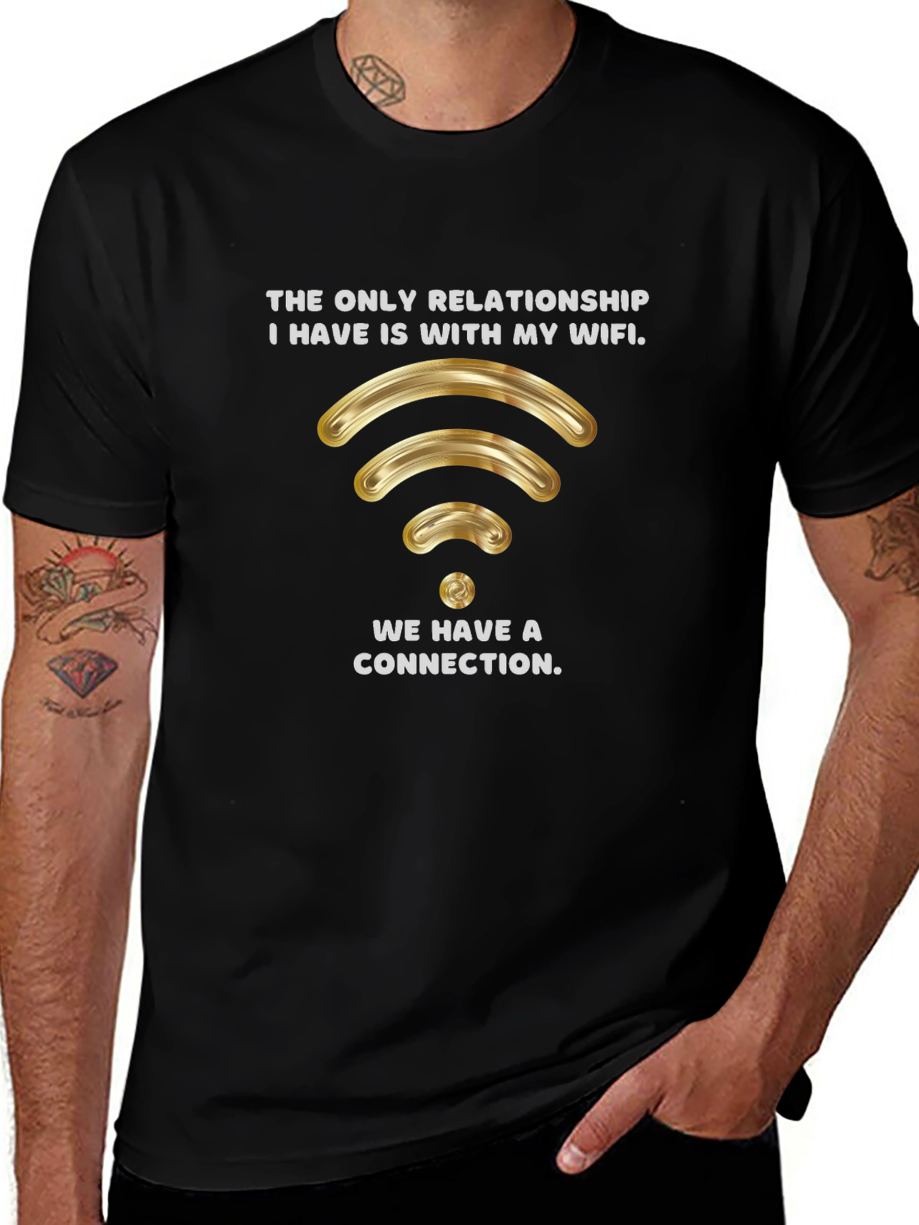 Funny WiFi Relationship T-Shirt
