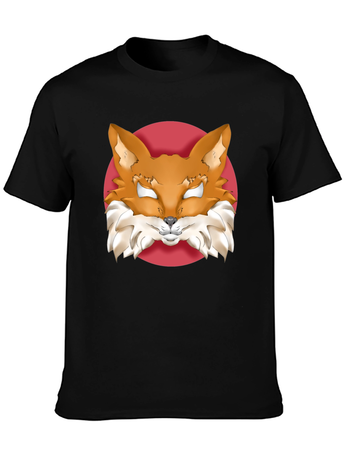 Fox Graphic Tee - Stylish Animal Print T-Shirt