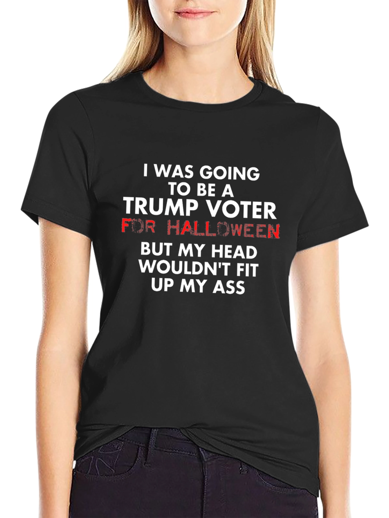 Funny Political T-Shirt: Trump Voter Halloween Humor
