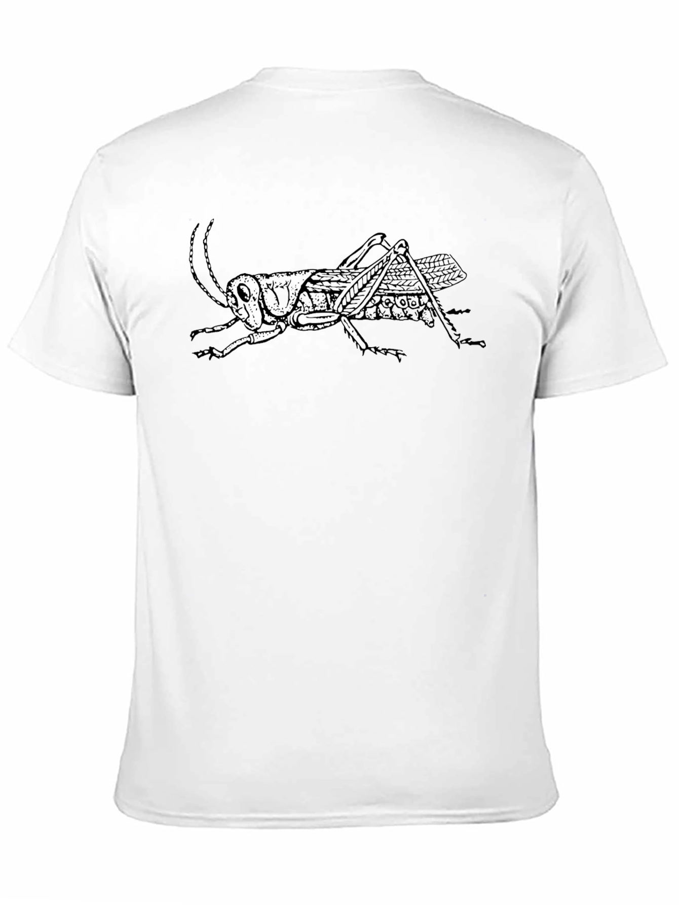 Grasshopper Graphic Tee - Black Cotton T-Shirt