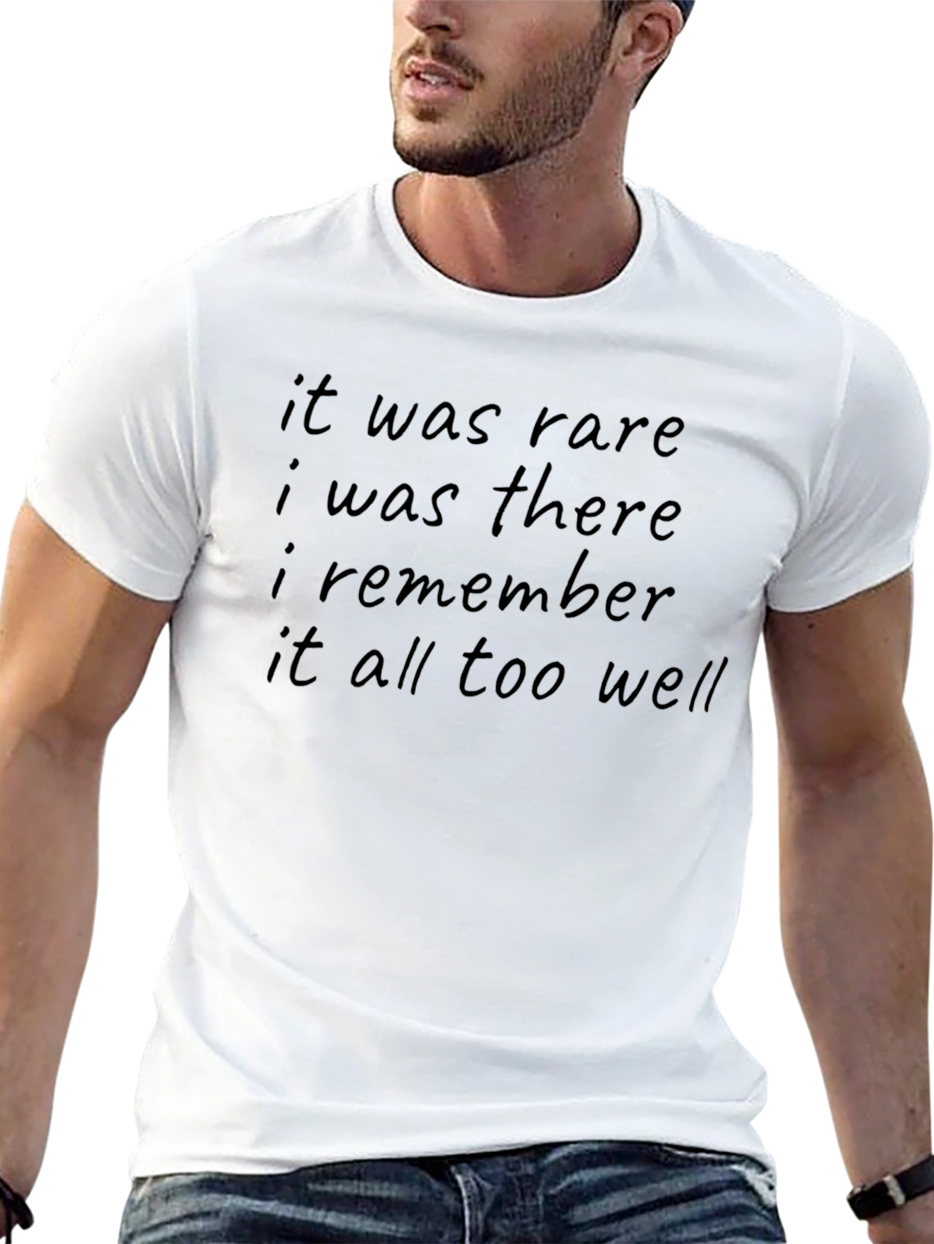 It Was Rare T-Shirt - Song Lyric Tee