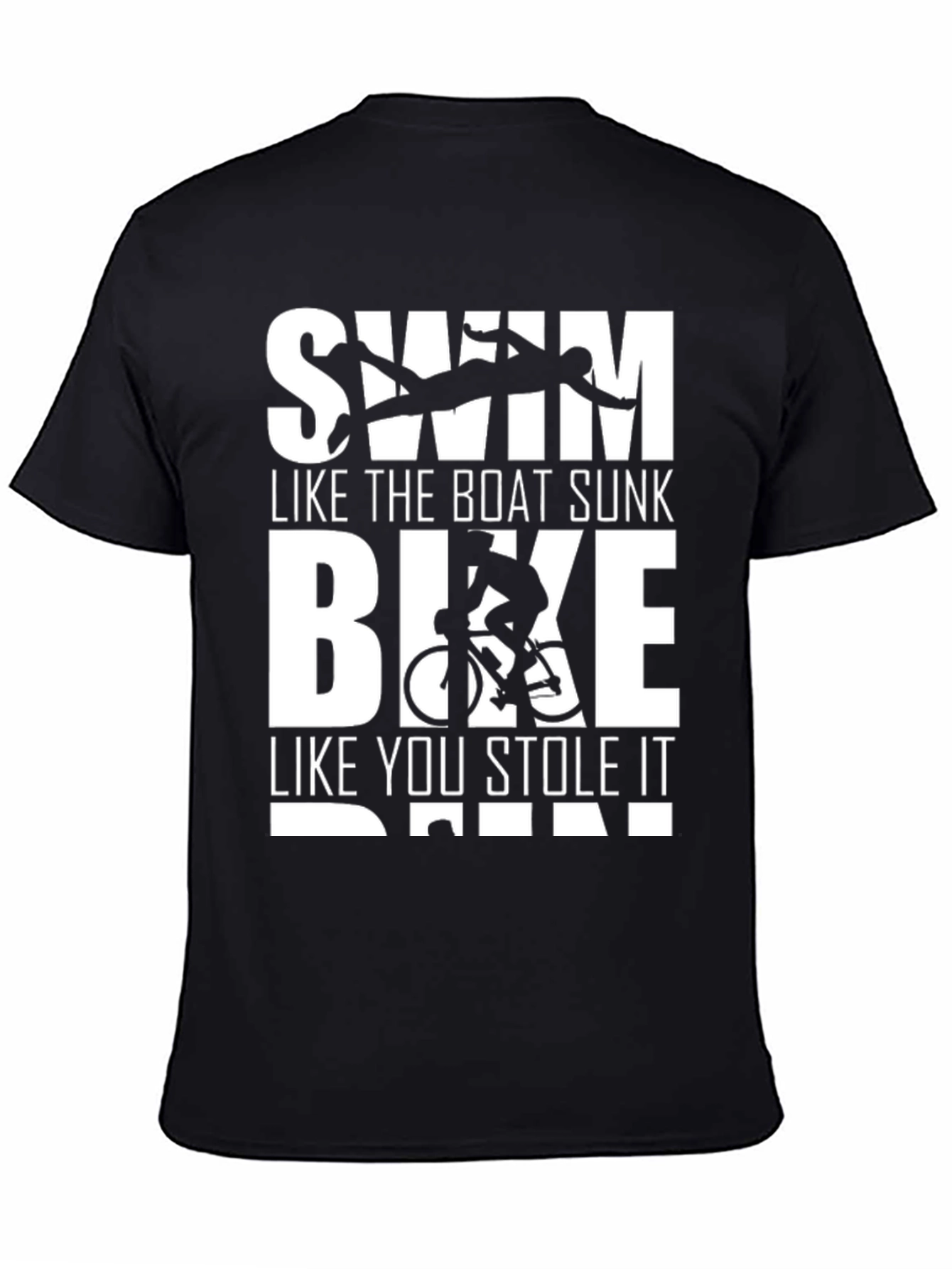 Swim Bike Run T-Shirt - Triathlon Tee