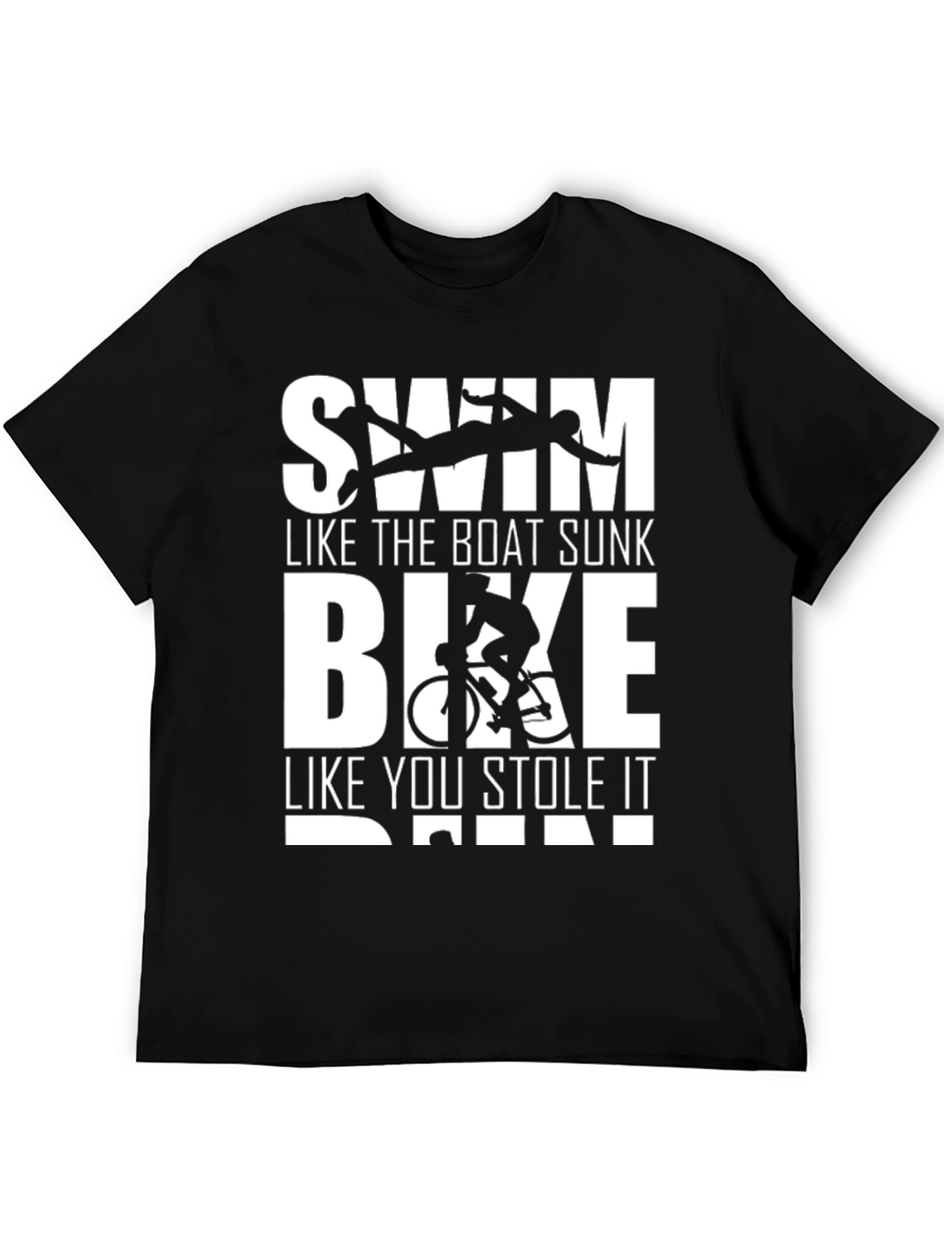Swim Bike Run T-Shirt - Triathlon Tee