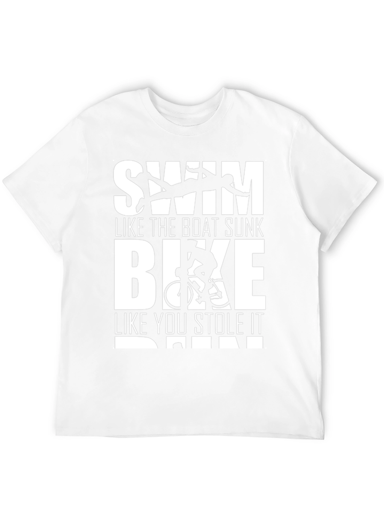 Swim Bike Run T-Shirt - Triathlon Tee