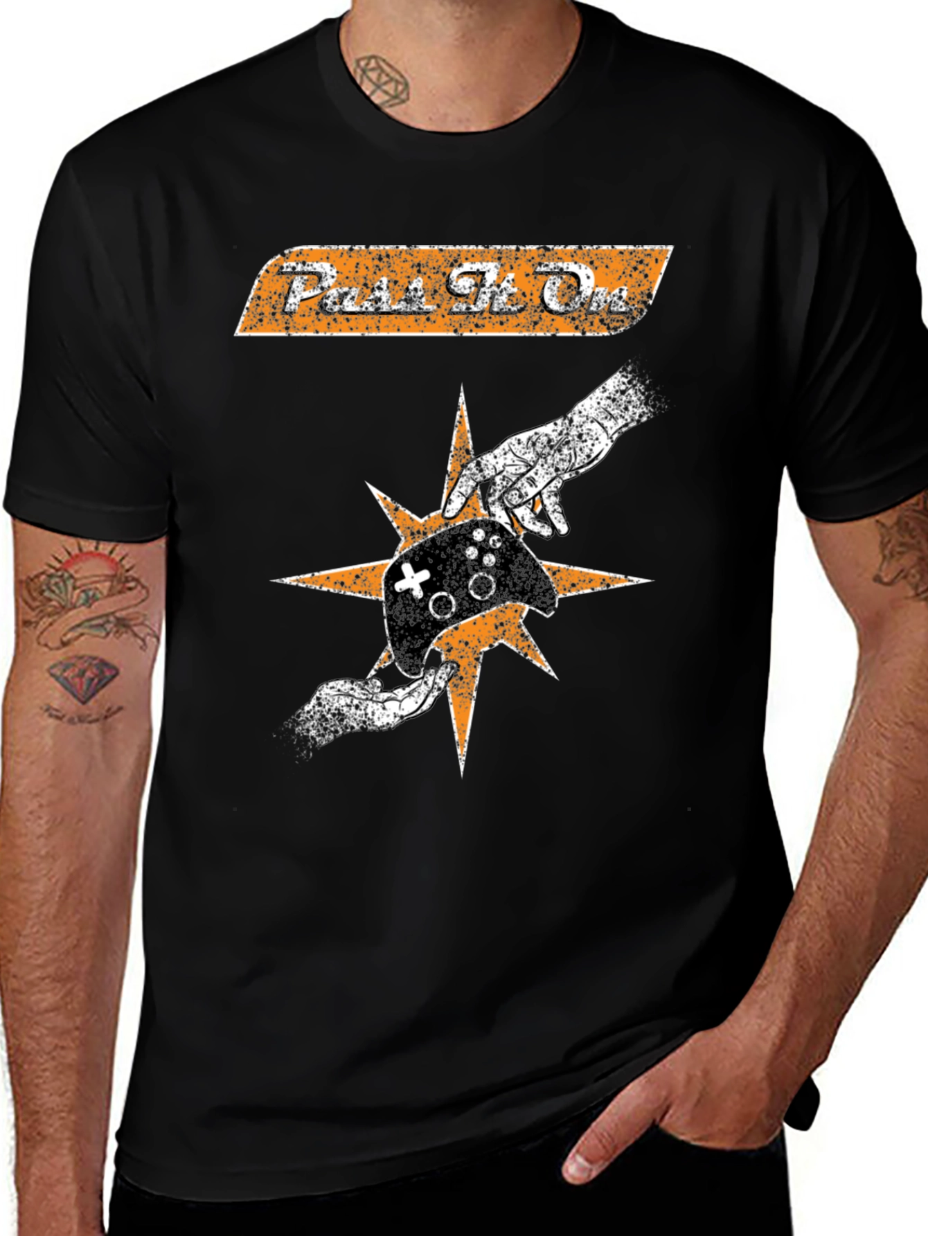 Pass The One Retro Graphic T-Shirt