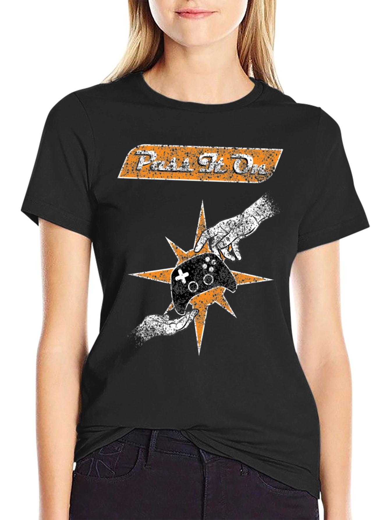 Pass The One Retro Graphic T-Shirt