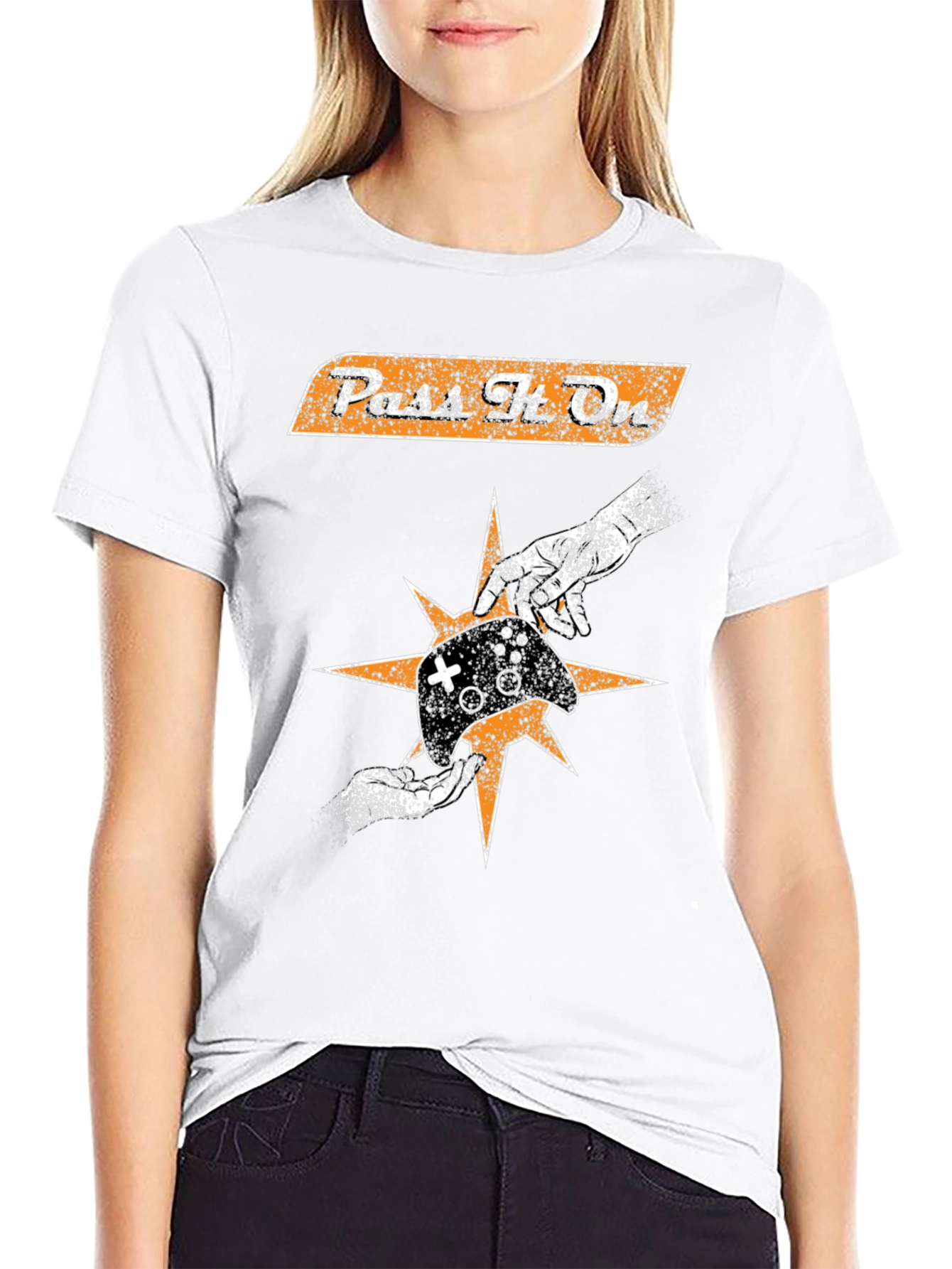 Pass The One Retro Graphic T-Shirt