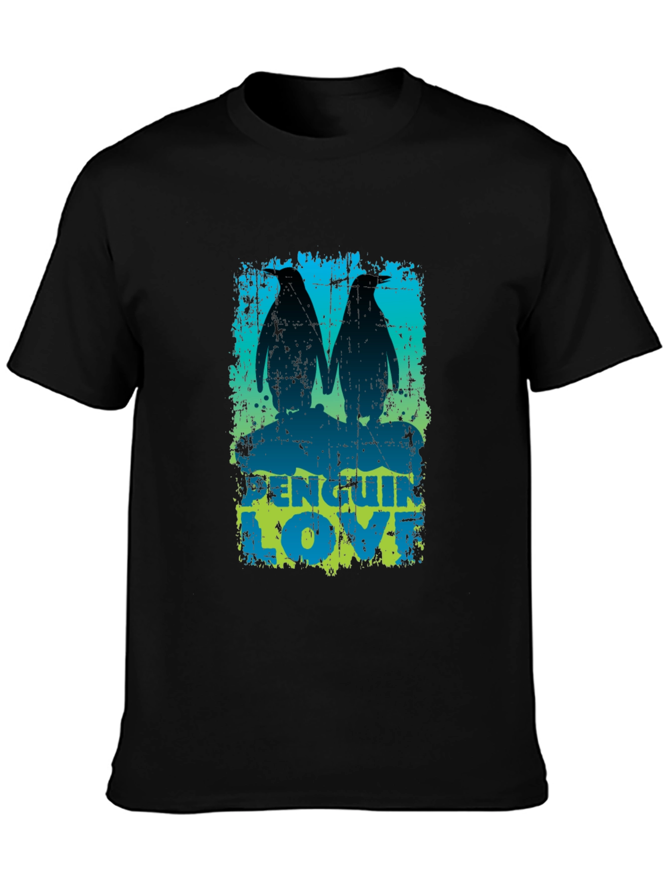 Penguin Love Graphic Tee - Cute Couple Design