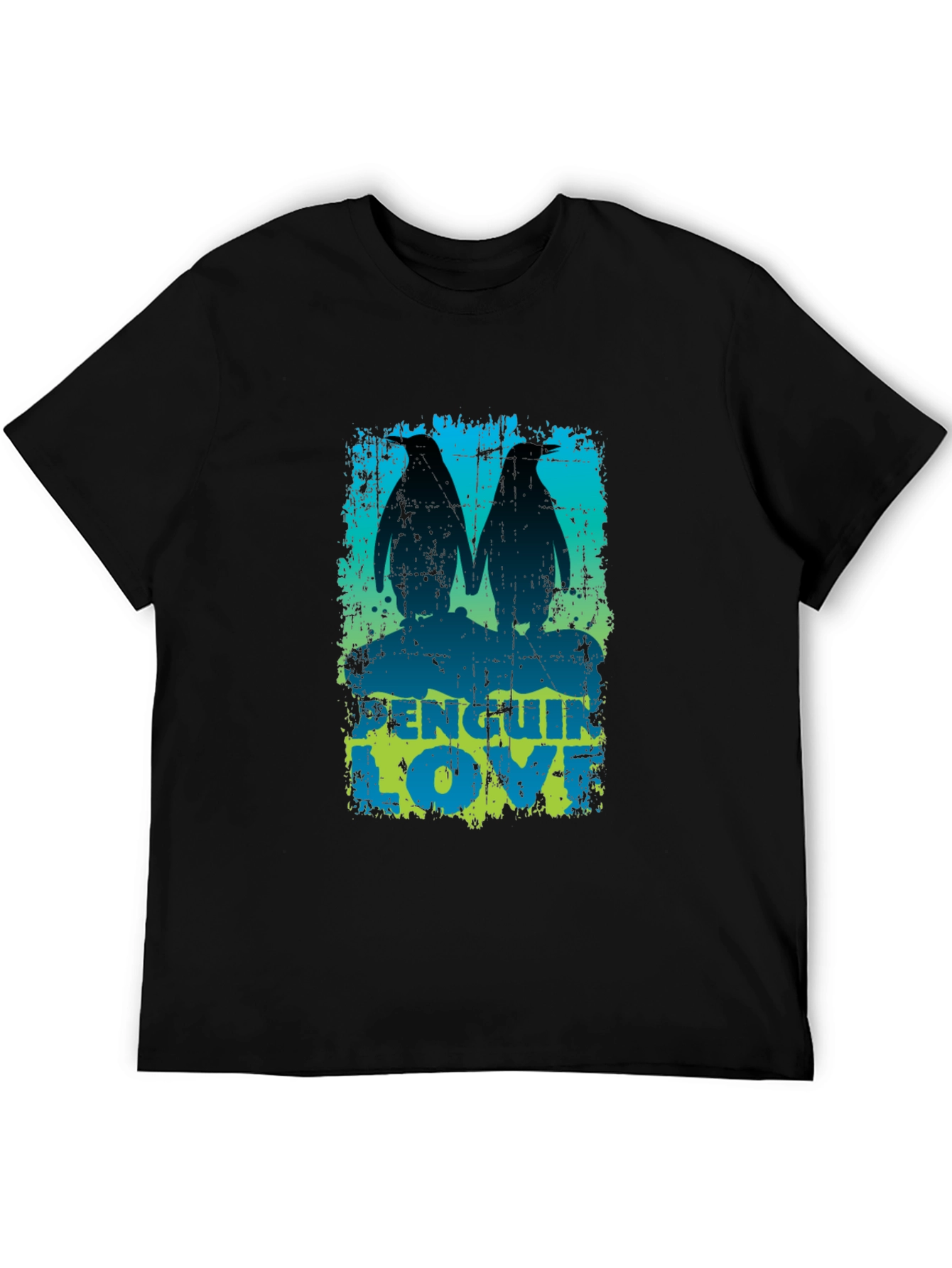 Penguin Love Graphic Tee - Cute Couple Design
