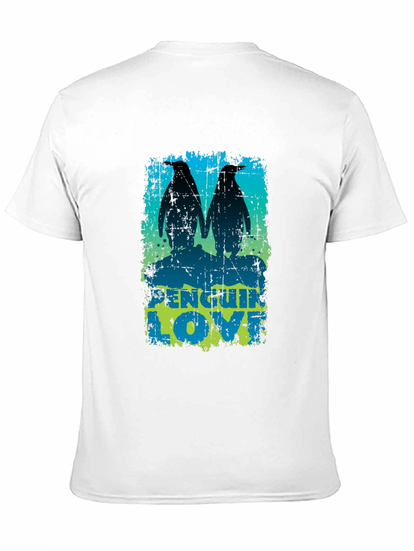 Penguin Love Graphic Tee - Cute Couple Design