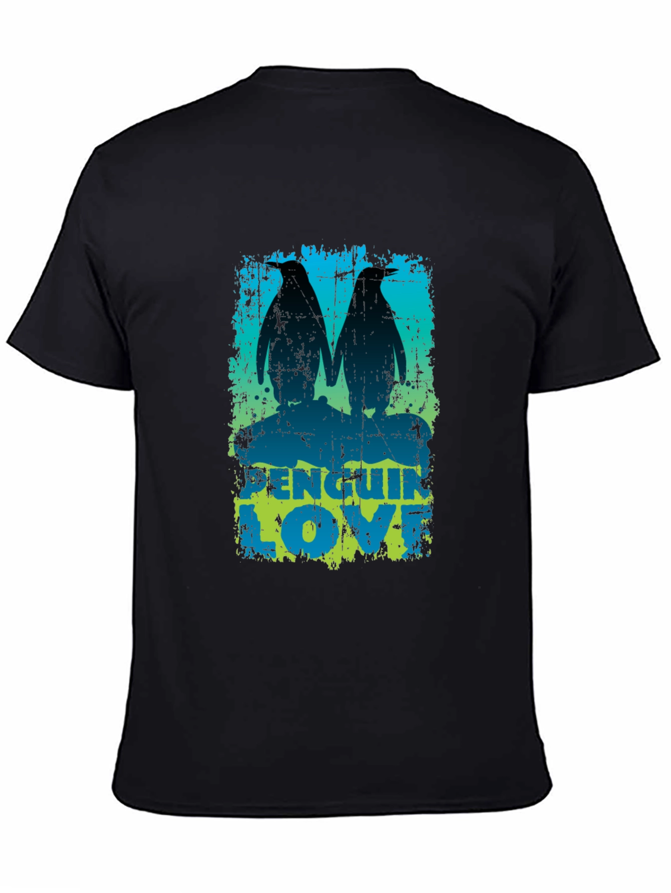 Penguin Love Graphic Tee - Cute Couple Design