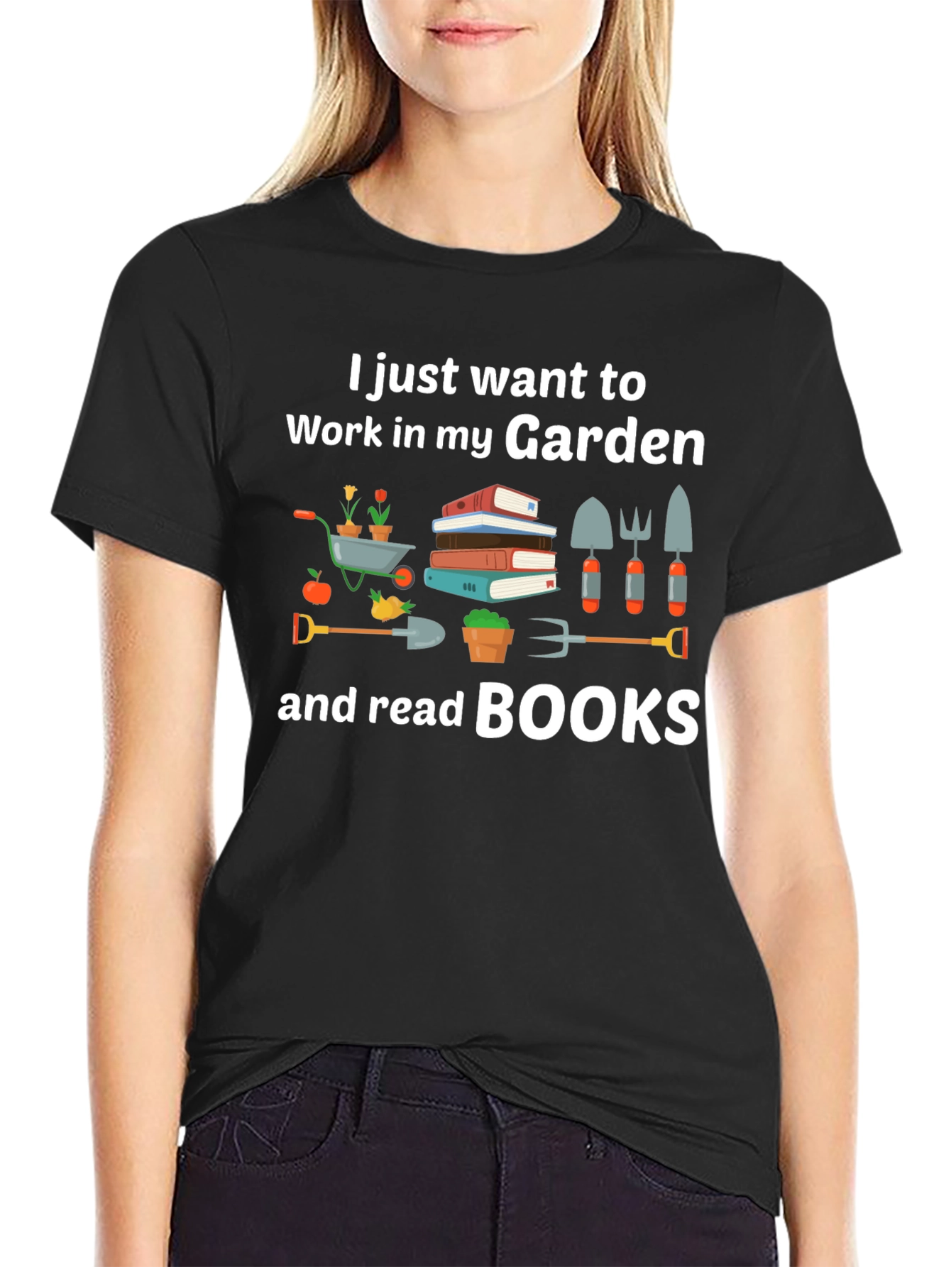 Gardening & Books T-Shirt