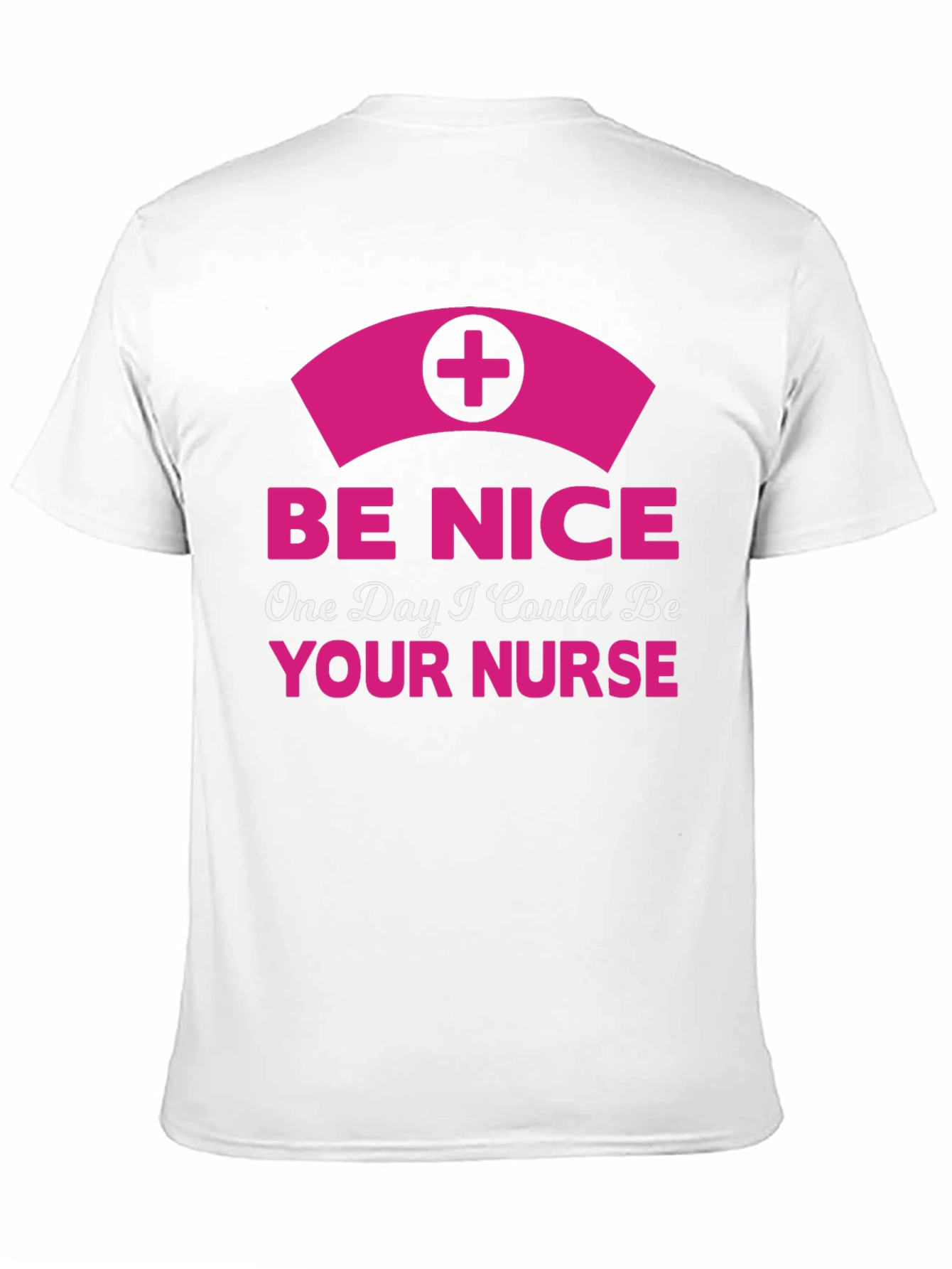 Be Nice Nurse T-Shirt - Novelty Graphic Tee