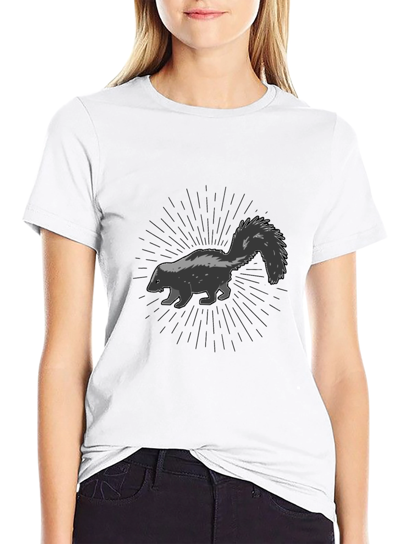Skunk Graphic Tee - Modern Style