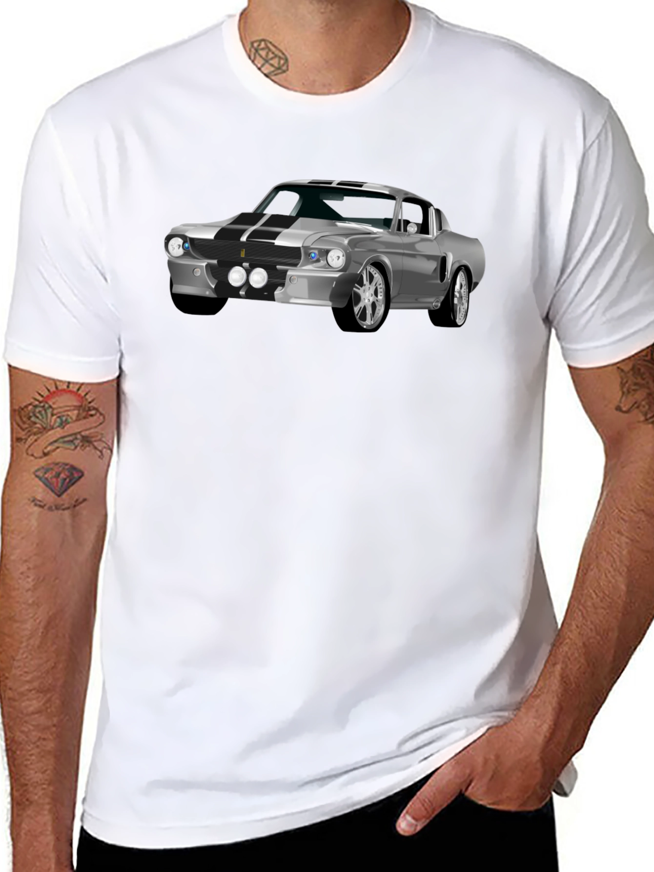 Classic Muscle Car T-Shirt - Shelby Mustang Tribute