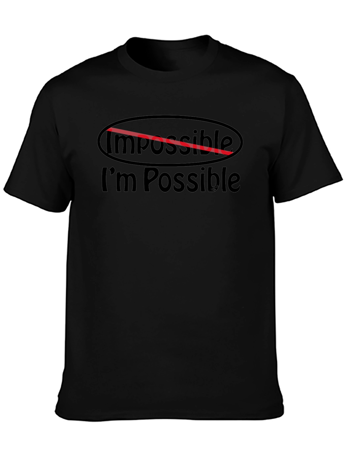 Im Possible Black T-Shirt
