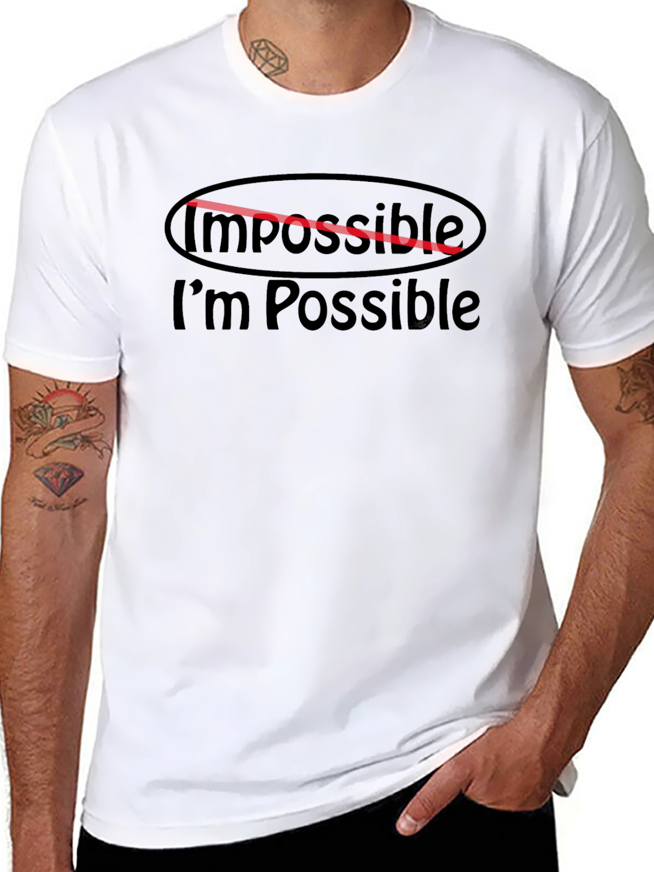 Im Possible Black T-Shirt