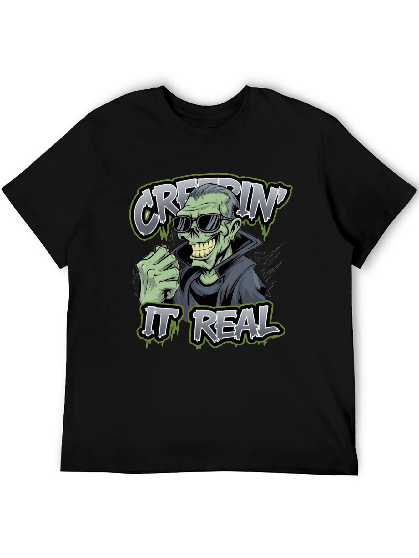 Creepin It Real Graphic Tee - Zombie Humor