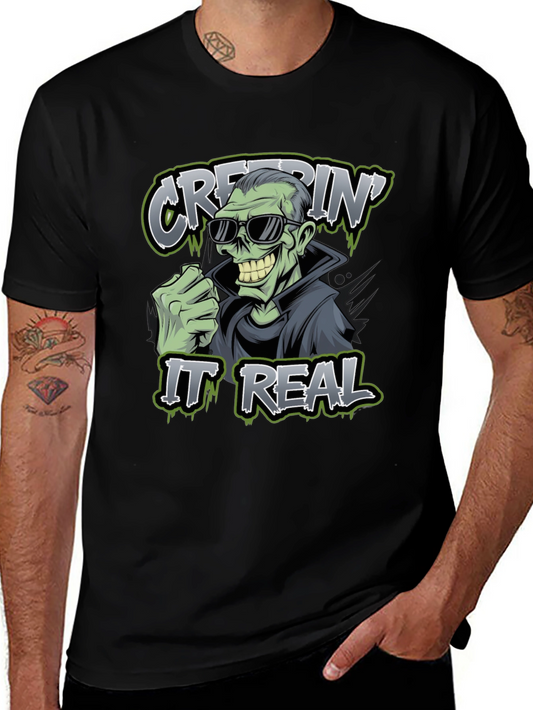 Creepin It Real Graphic Tee - Zombie Humor