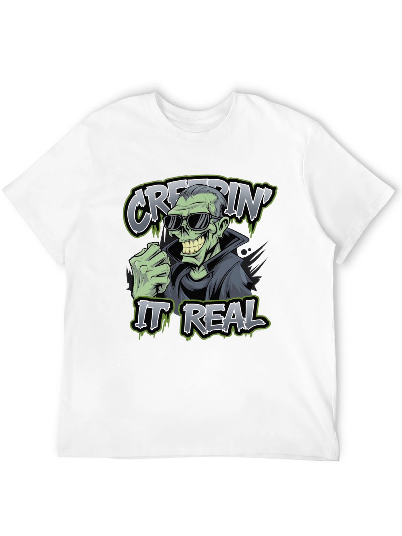 Creepin It Real Graphic Tee - Zombie Humor