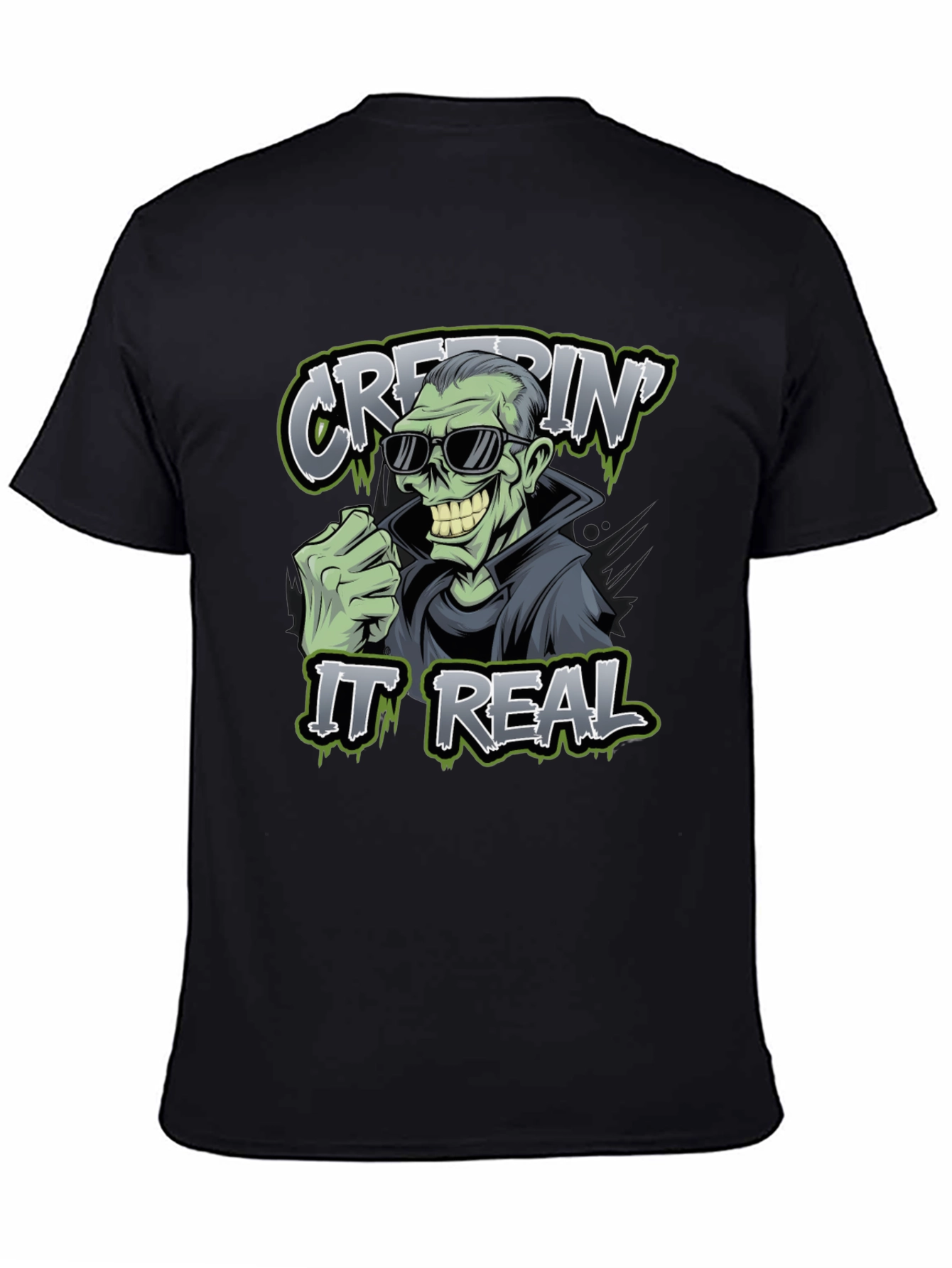 Creepin It Real Graphic Tee - Zombie Humor