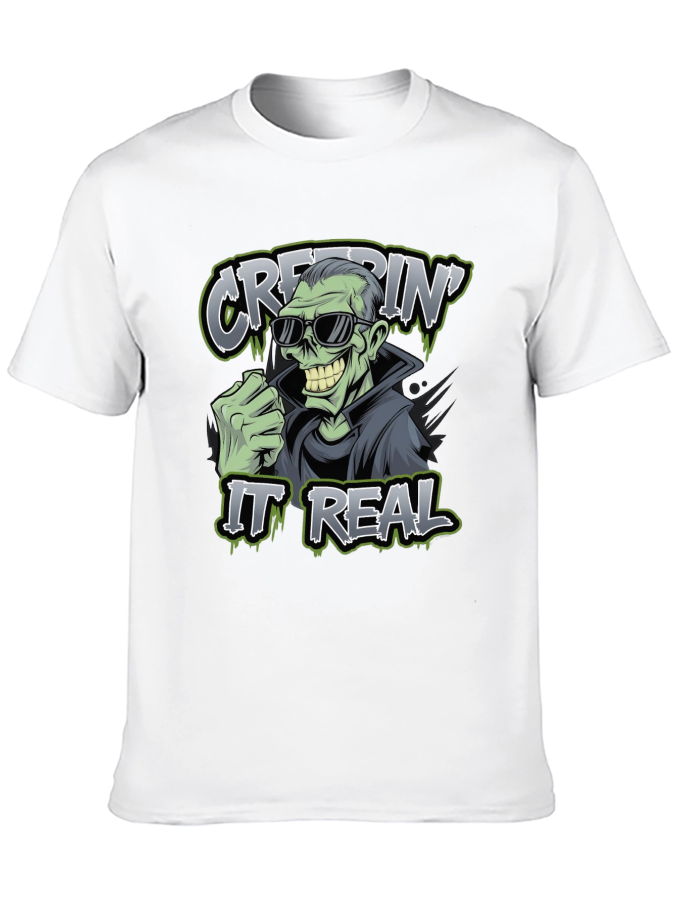 Creepin It Real Graphic Tee - Zombie Humor