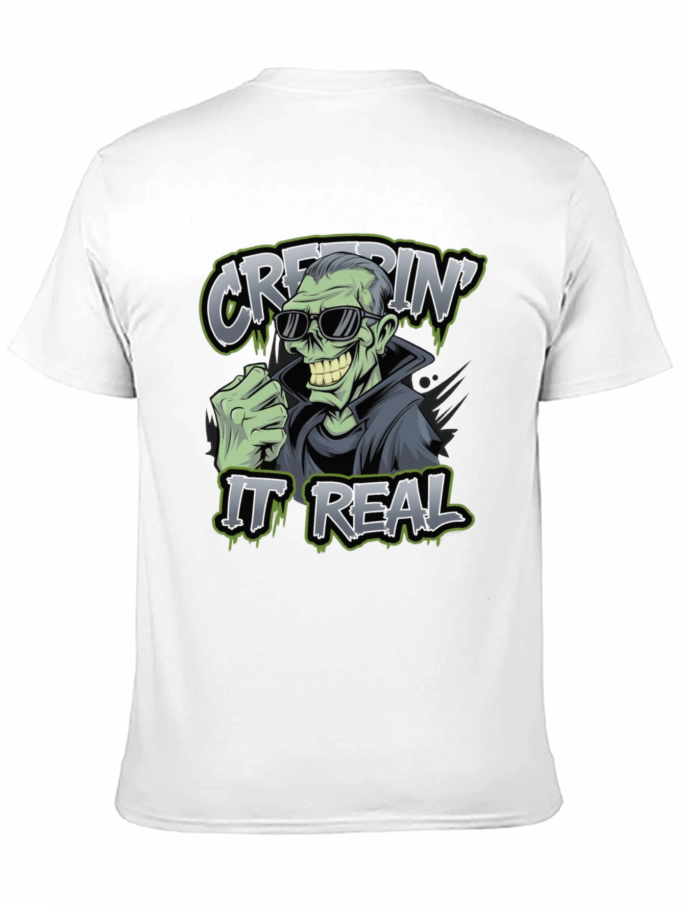 Creepin It Real Graphic Tee - Zombie Humor
