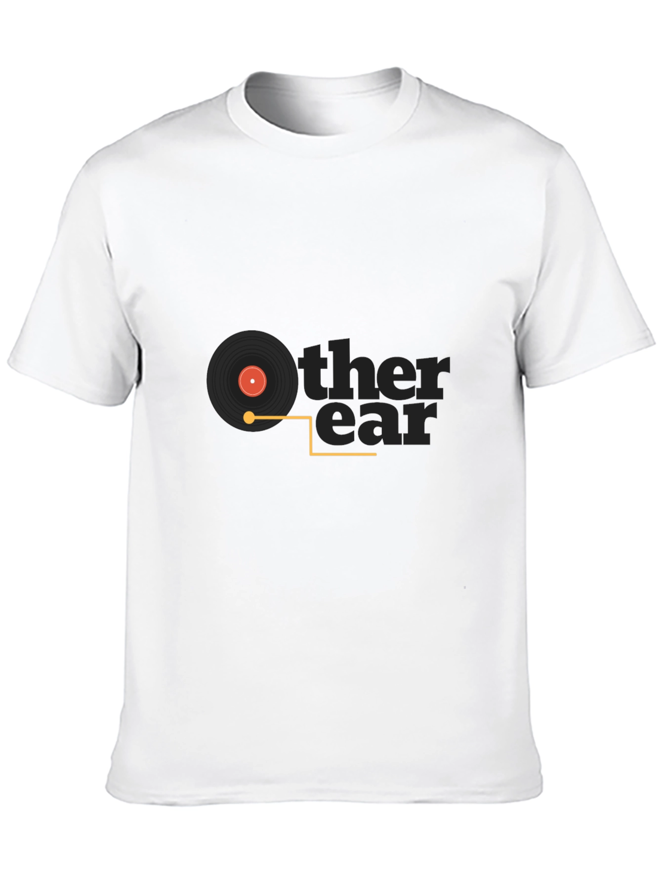 Other Ear Record Player Black T-Shirt