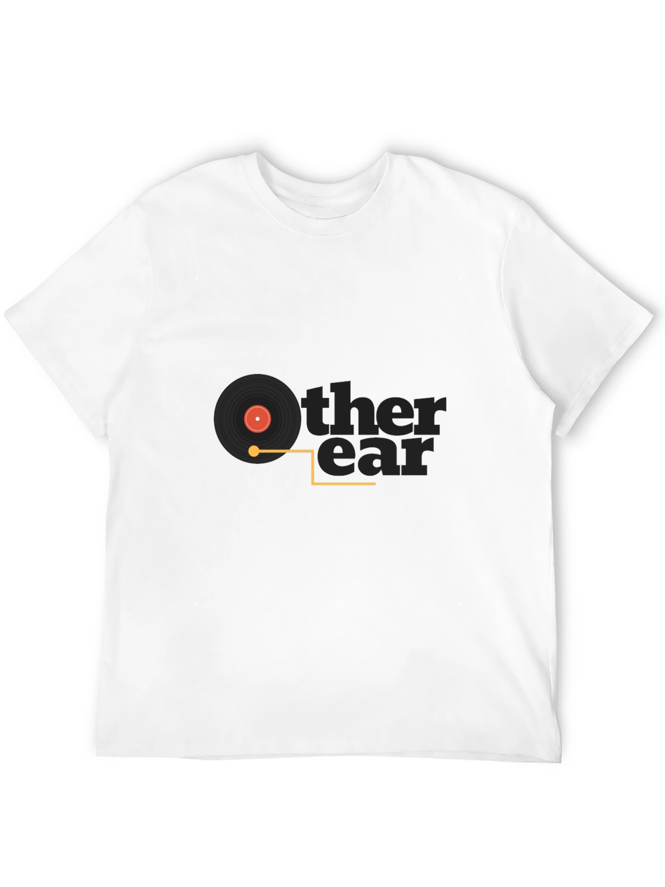 Other Ear Record Player Black T-Shirt