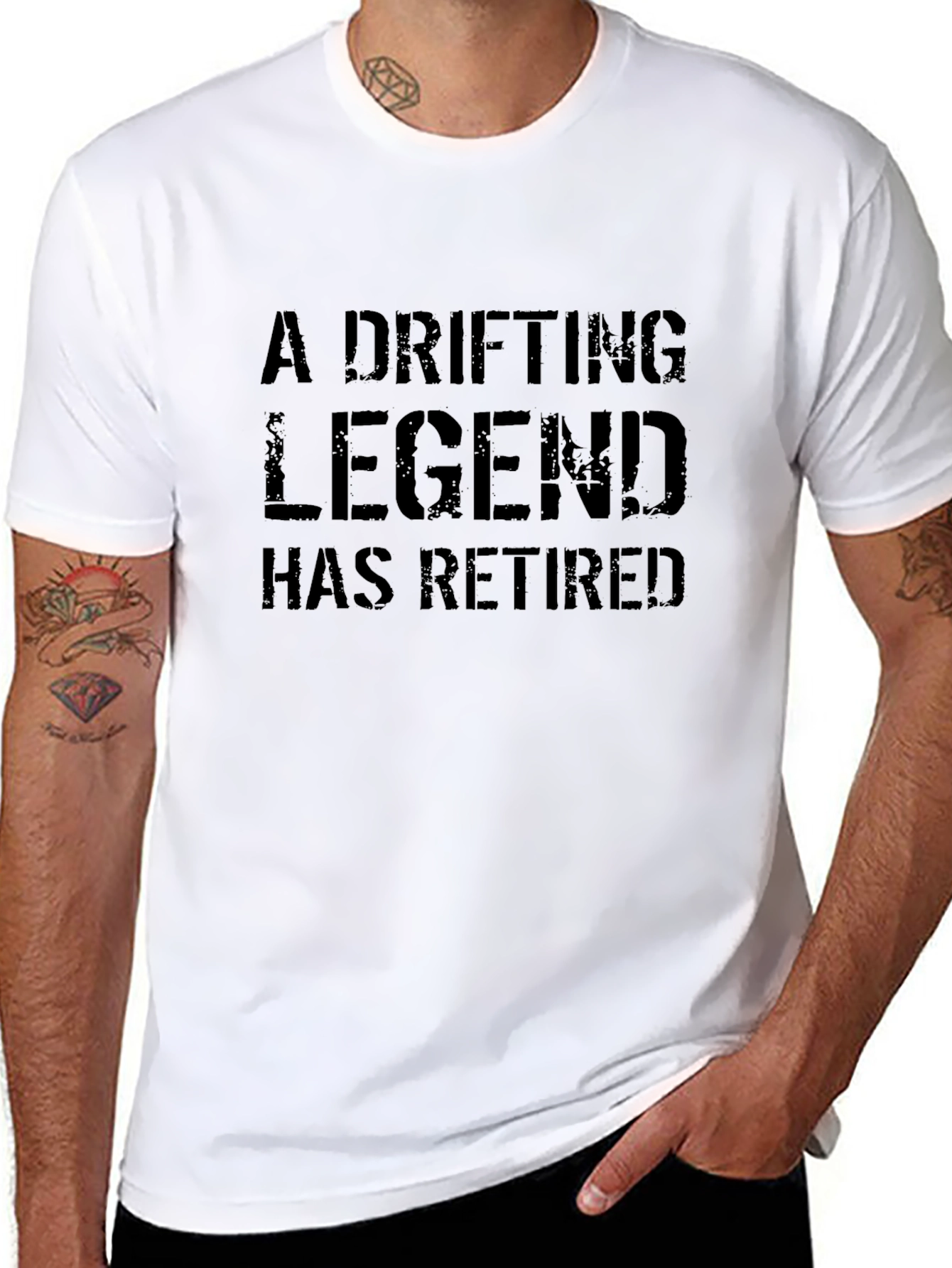 A Drifting Legend Retired Black T-Shirt