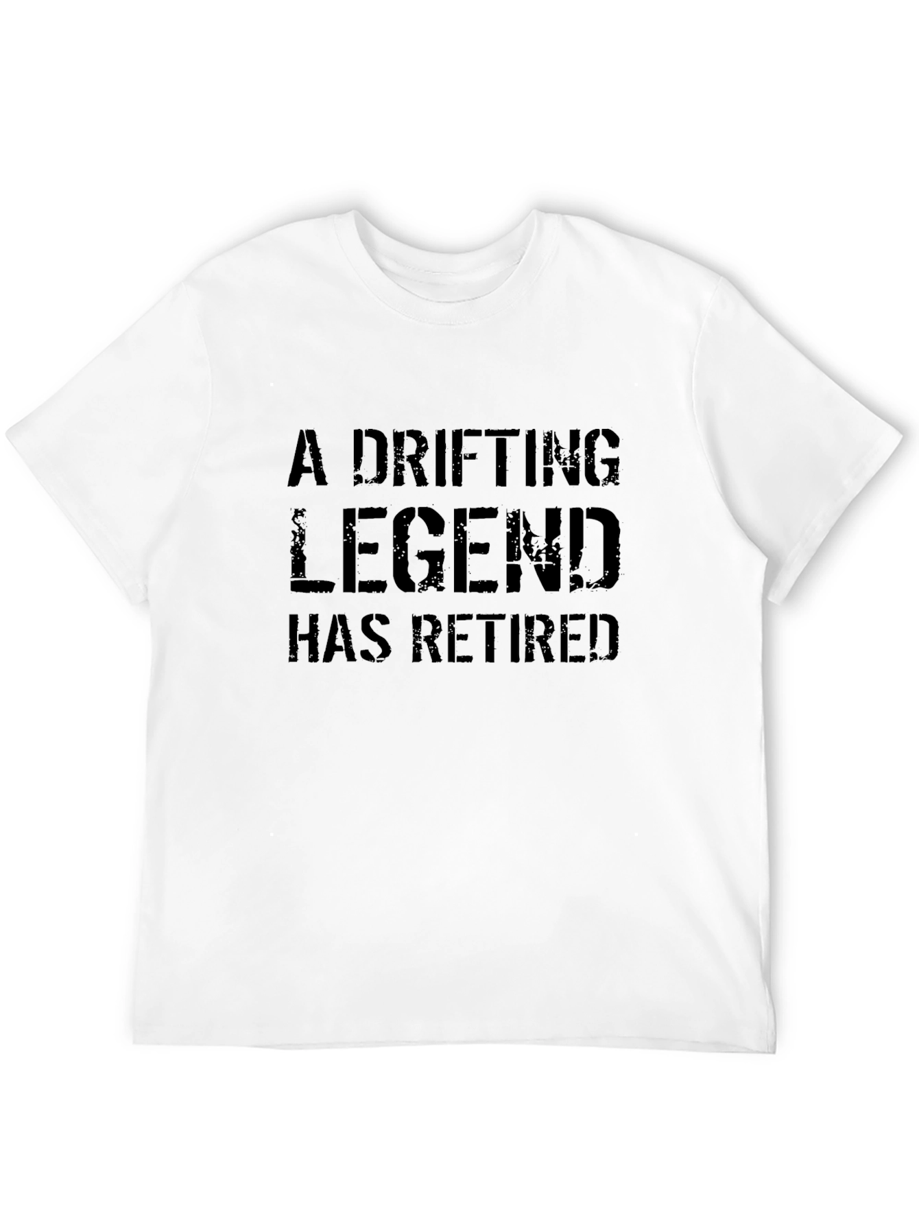 A Drifting Legend Retired Black T-Shirt