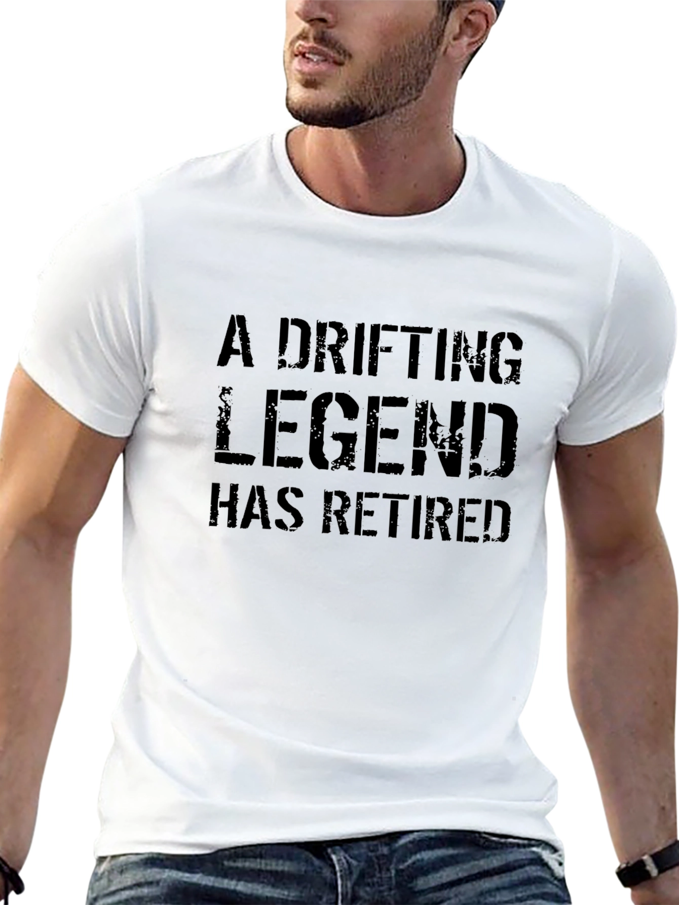 A Drifting Legend Retired Black T-Shirt