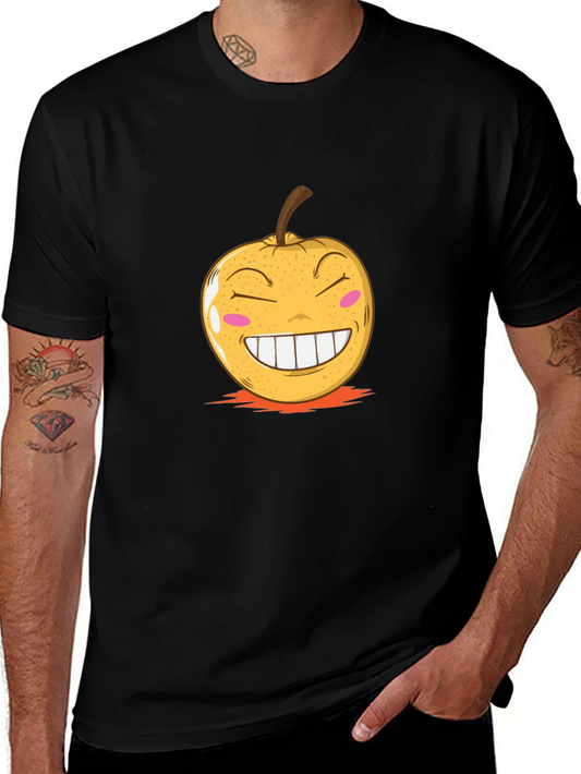 Smiling Fruit Graphic T-Shirt