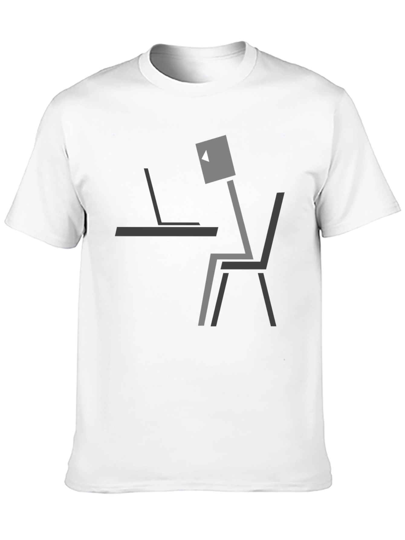 Abstract Work From Home T-Shirt