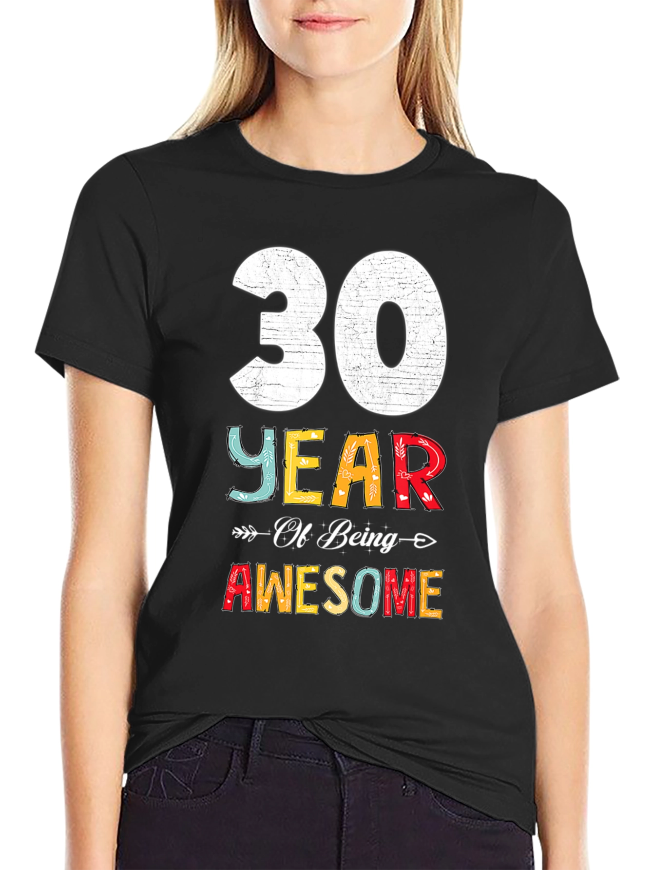 30 Years Awesome T-Shirt Birthday Gift