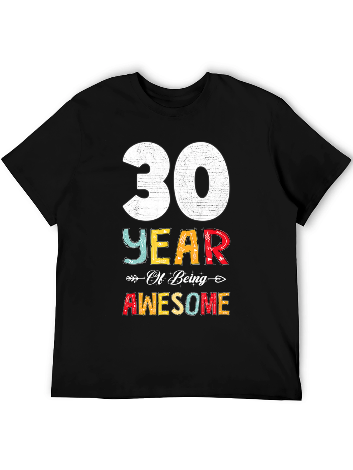 30 Years Awesome T-Shirt Birthday Gift
