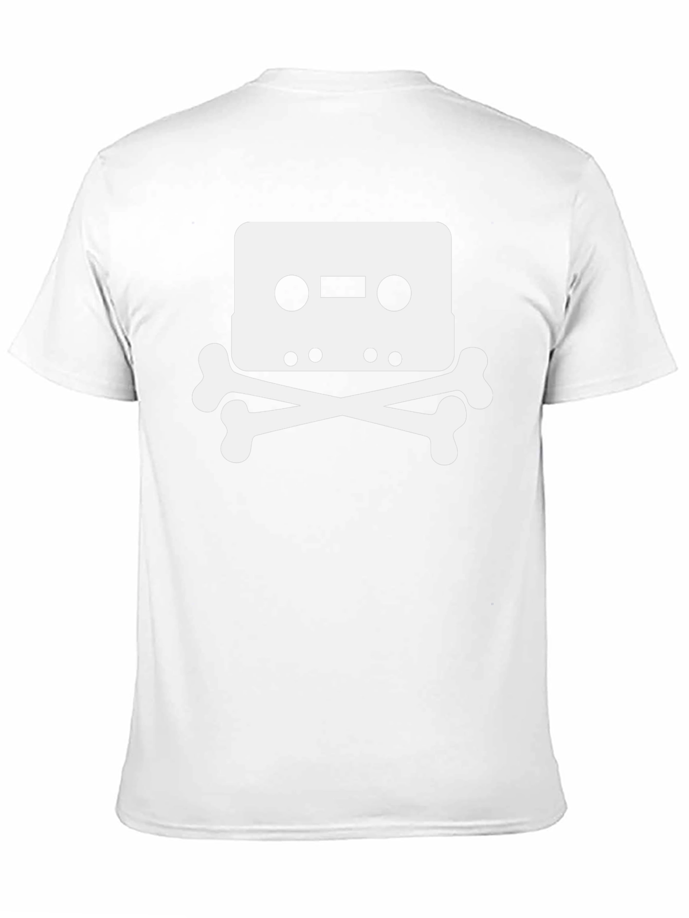 Cassette Skull T-Shirt - Retro Music Tee