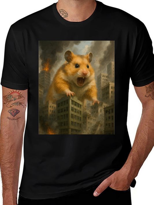 Giant Hamster Attack Graphic Tee