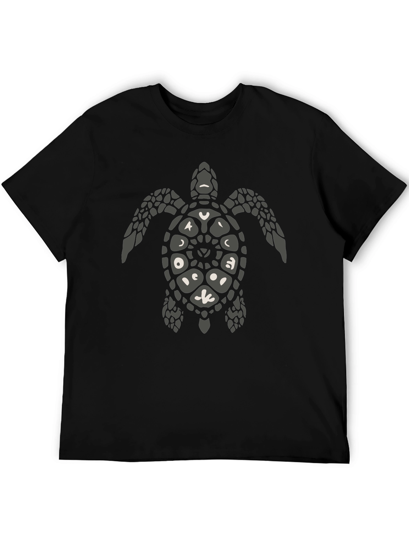 Turtle Graphic Print Mens T-Shirt