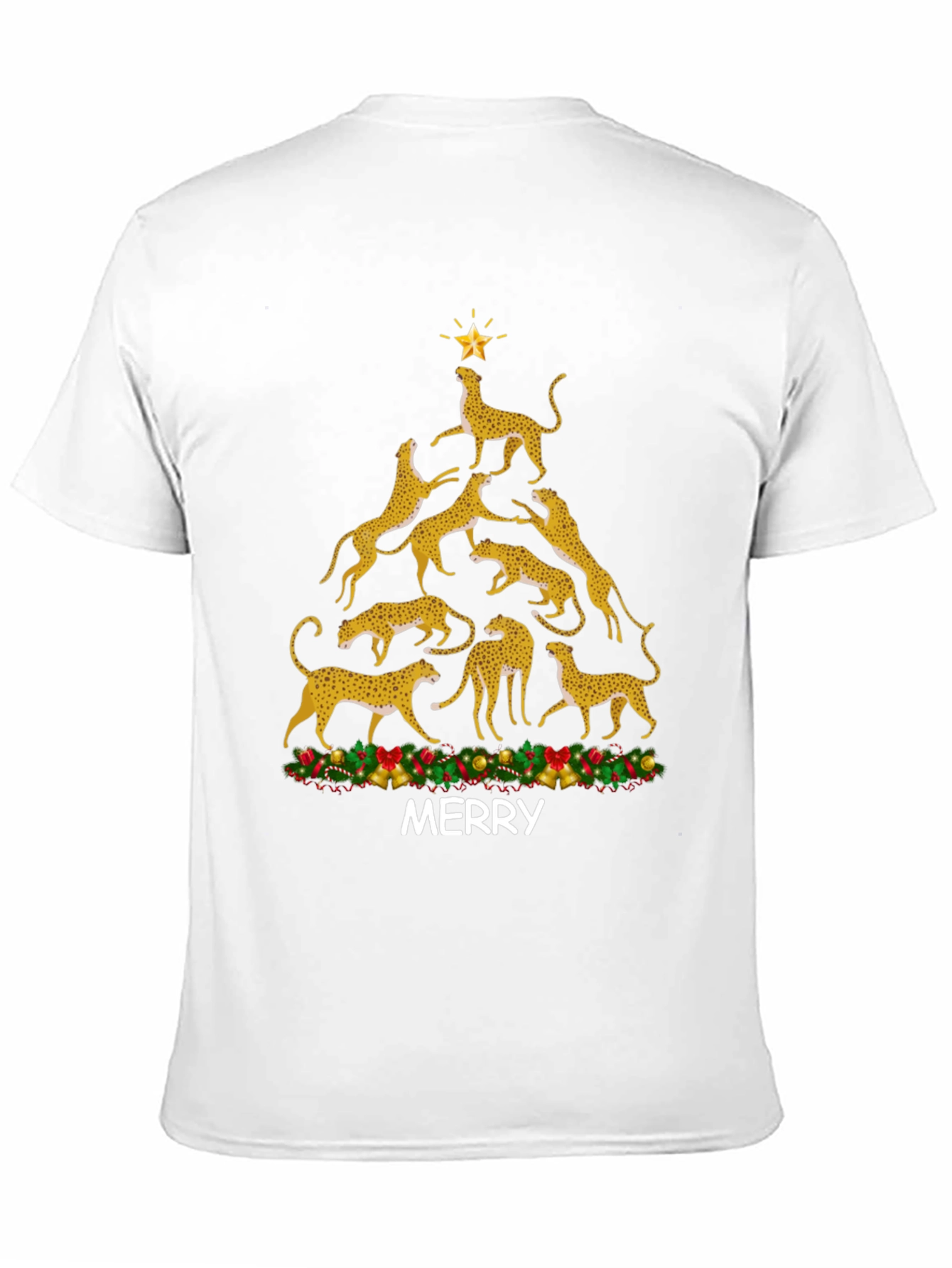 Cheetah Christmas Tree T-Shirt