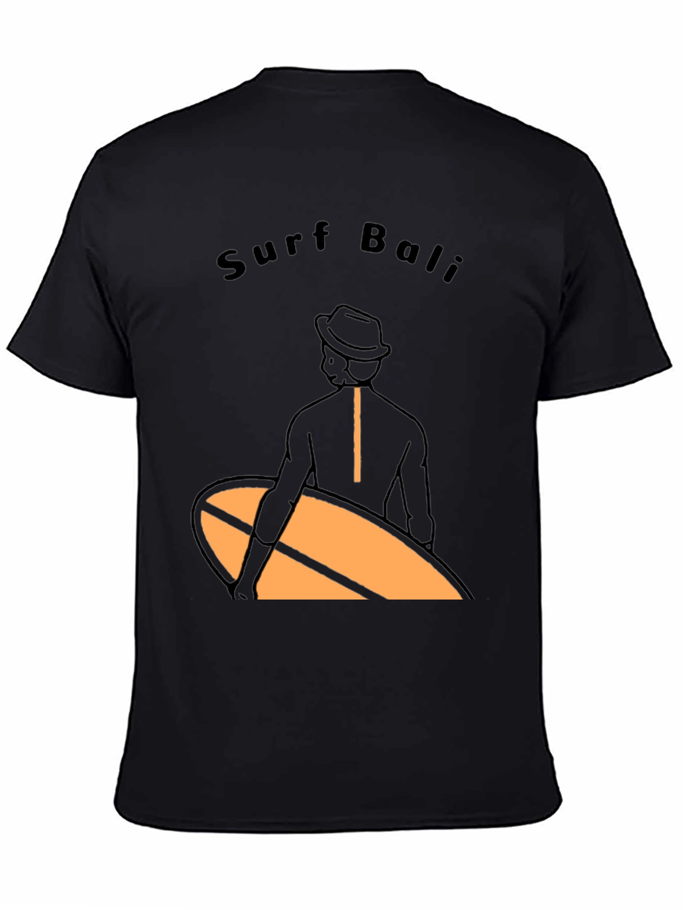 Surf Bali Graphic Tee - Black T-Shirt