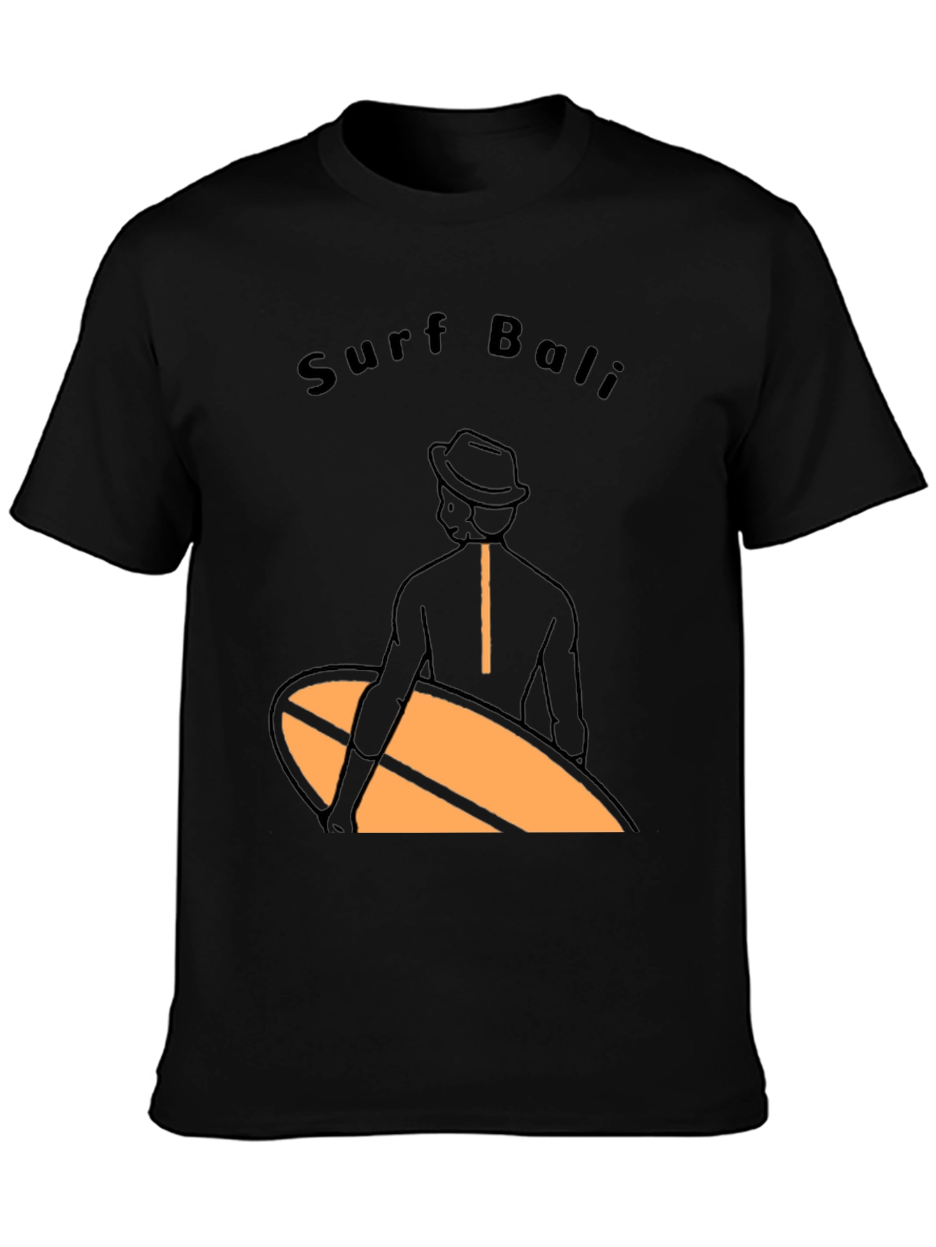Surf Bali Graphic Tee - Black T-Shirt