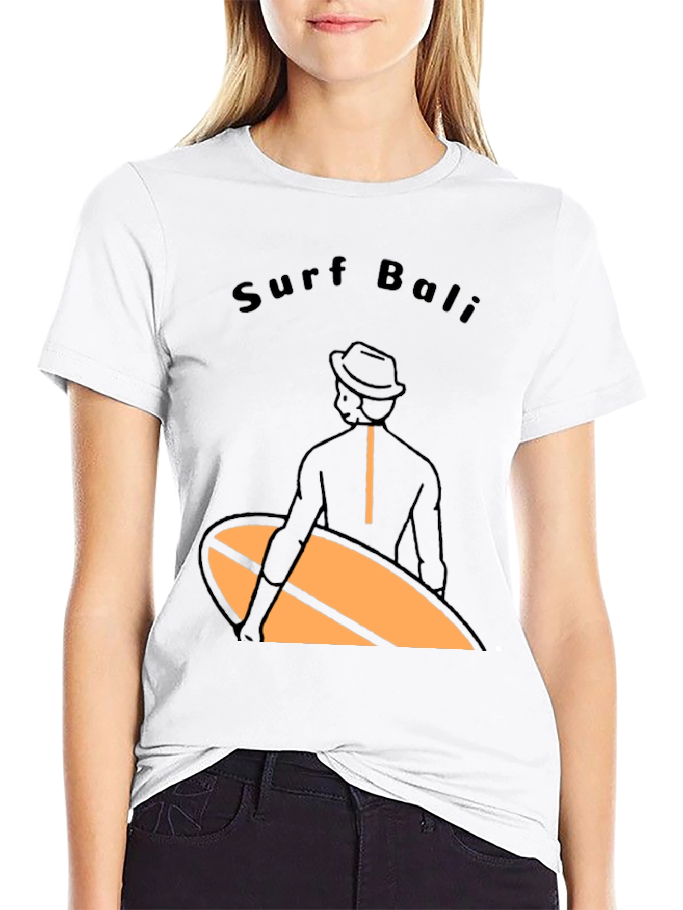 Surf Bali Graphic Tee - Black T-Shirt