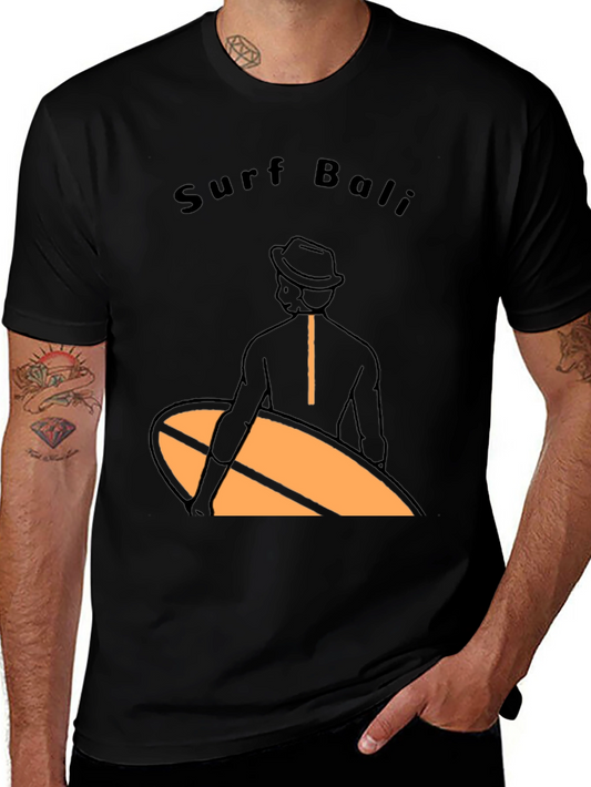 Surf Bali Graphic Tee - Black T-Shirt